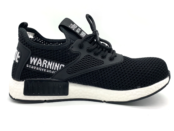 UE-412 Euro 37-47 Steel Toe Cap Anti-Puncture Work Safety Shoe with Flying Woven Design