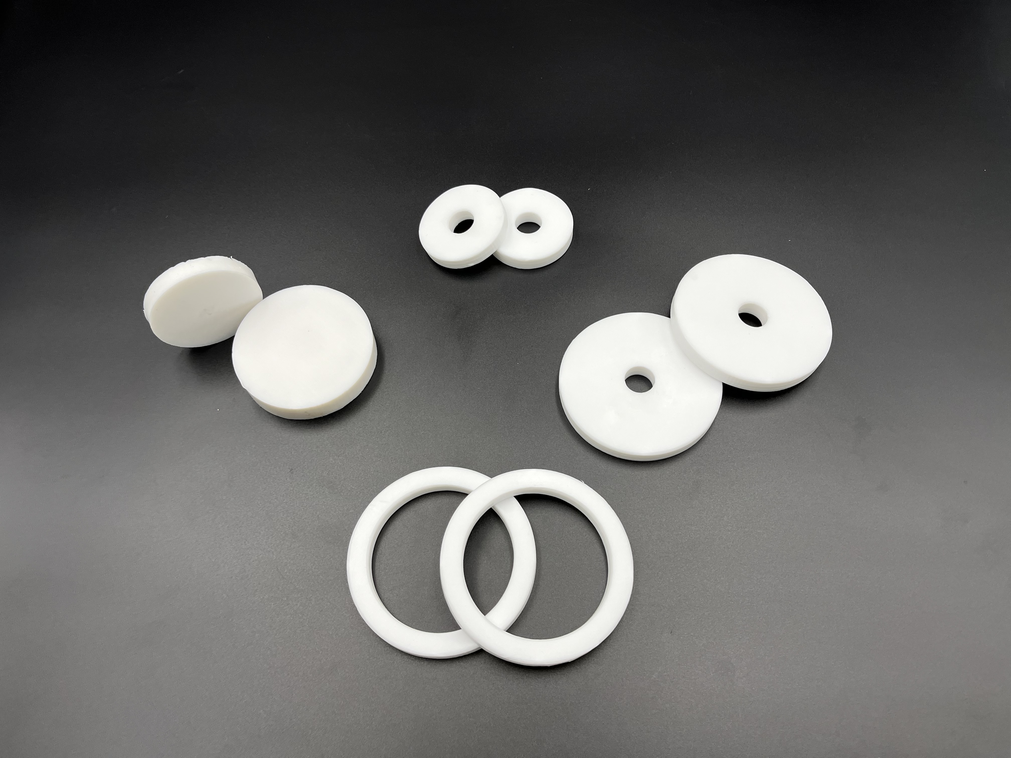 PTFE Sealing Gasket Aging Resistance High Temperature Resistant Seal White PTFE Gaske