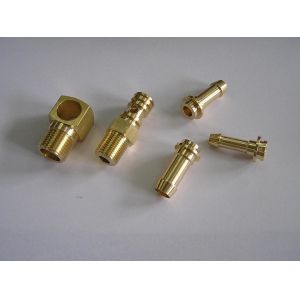 Customized CNC Machining of Brass Nut Part with ASTM Standard and /-0.05mm