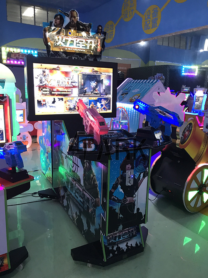 Amusement Shooting Arcade Machines Coin Operated Ultra Fire Power Game