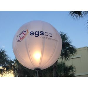 800 W Inflatable Led Light , Event Balloon Led Lantern Lights For Wedding Use