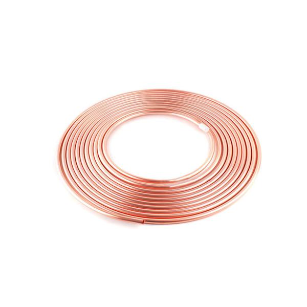 C10100 C11000 C12000 99.99% Pure Red Pancake Copper Tube Custom Size For Water