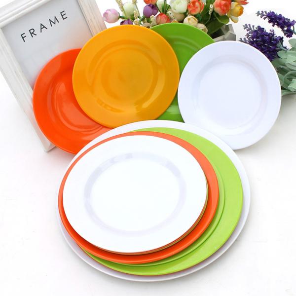 Disposable Candy Color Plastic Dinnerware Set- Birthday Parties, Wedding,