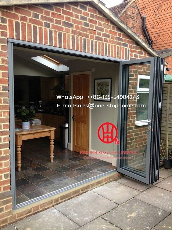 Modern Design Aluminium Heavy Folding Door for House Villa Hotel Project