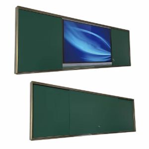 High quality Multimedia Push-pull Blackboard For Office Use Multimedia Push-pull