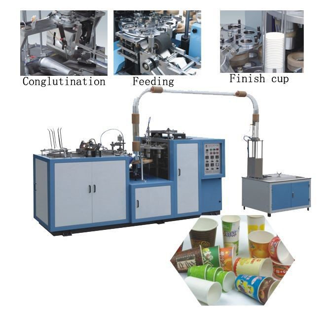 High Speed Paper Cup Machine With Collecting
