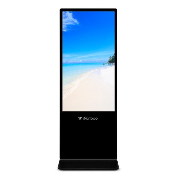 55 Inch Floor Stand Android Touch Screen Displays Advertising Players Ultra Thin