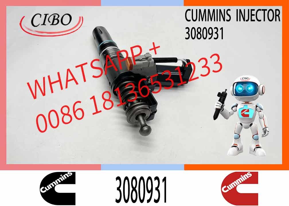 Engineering Machinery N14 Truck Engine System Accessories 3080931F Diesel Fuel Injector