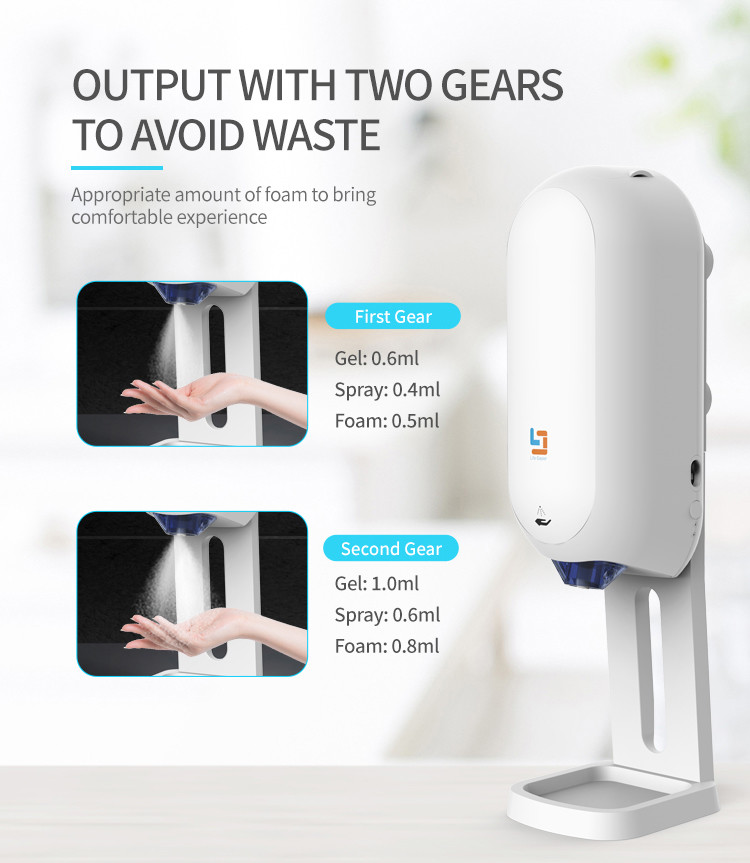 Non Contact 0.1S ABS Infrared Thermometer Sanitizer 1100ml