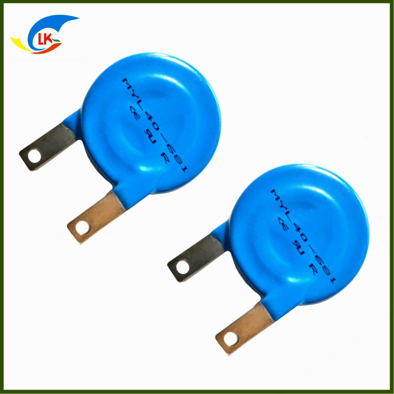 High Power Zinc Oxide Varistor Round Copper Feet Anti-Surge Voltage 40000A