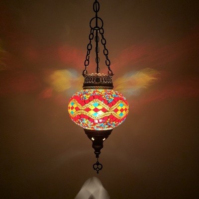 Rustic Vintage Turkish lamp kitchen island light(WH-DC-38)