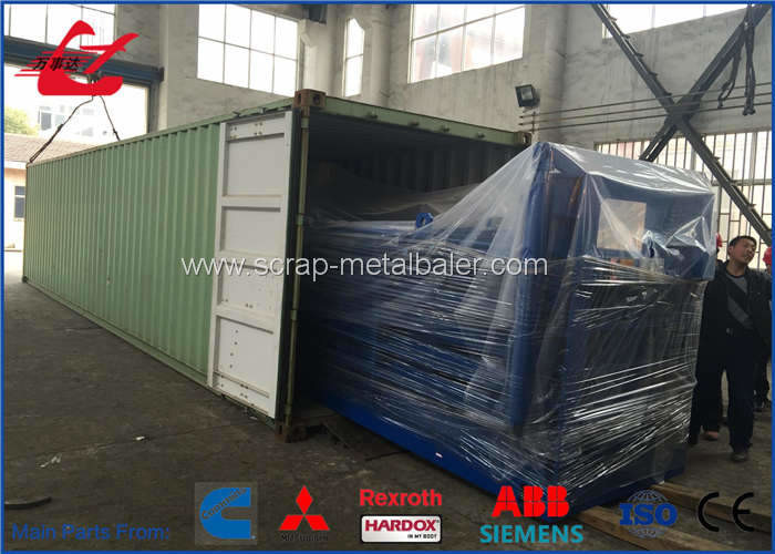 High Output Horizontal Type Waste Paper Baling Press Machine With Siemens Motor