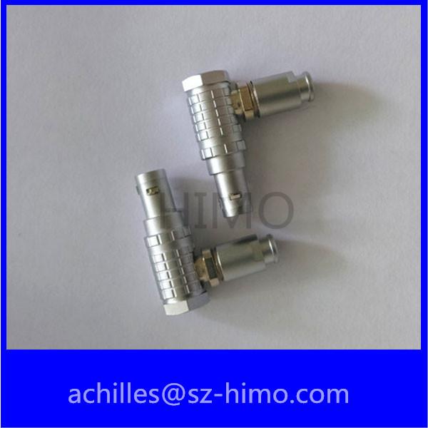 Quality 2 way lemo right angle elbow plug female connector for sale