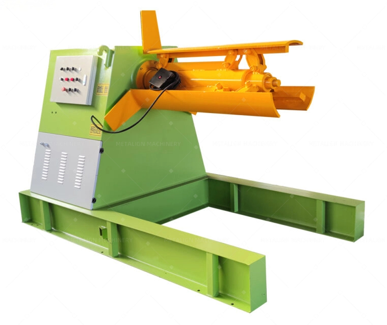 Chain Driven Roll Former With Protective Cover Producing Double Layer Roof Panels