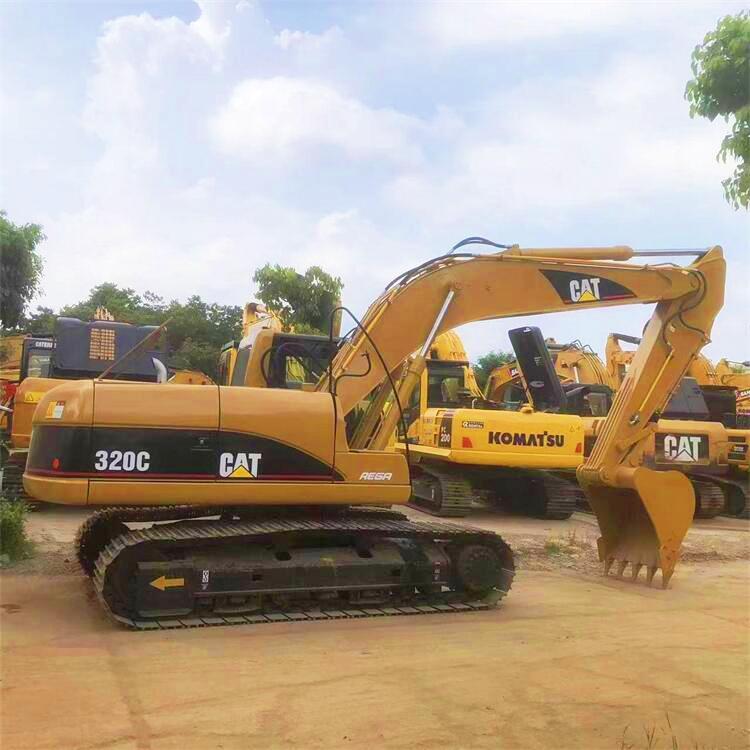 20 Ton Cat 320C Excavator Japan Second Hand Digger Bagger Machinery in Good Condition