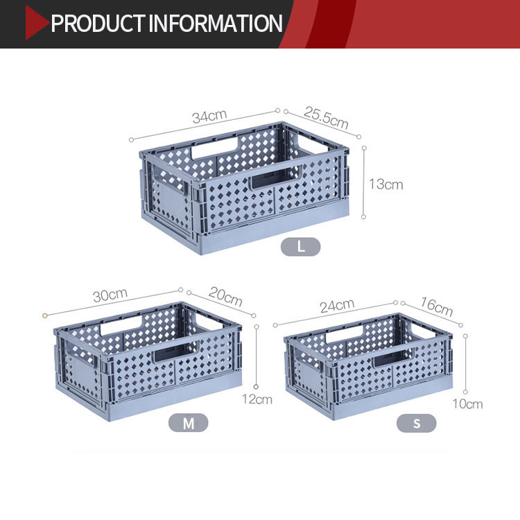 Multipurpose Plastic Pantry Baskets , Reusable Plastic Container Box ISO9001