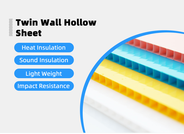 Hollow Plastic Transparent Double Wall PC Polycarbonate Sheet for Pool Roof Partition Wall Polycarbonate Sheet