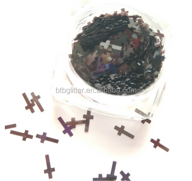 Polyester Glitter Leopard Shape 1kg Packing Eco-friendly and Colorful