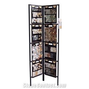 Quartz Stone Mosaic Tile Sample Display Rack Marble Display Stand