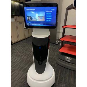 Hotel Welcome Mobile Service Robot Company Reception Remotely Controlled Robot