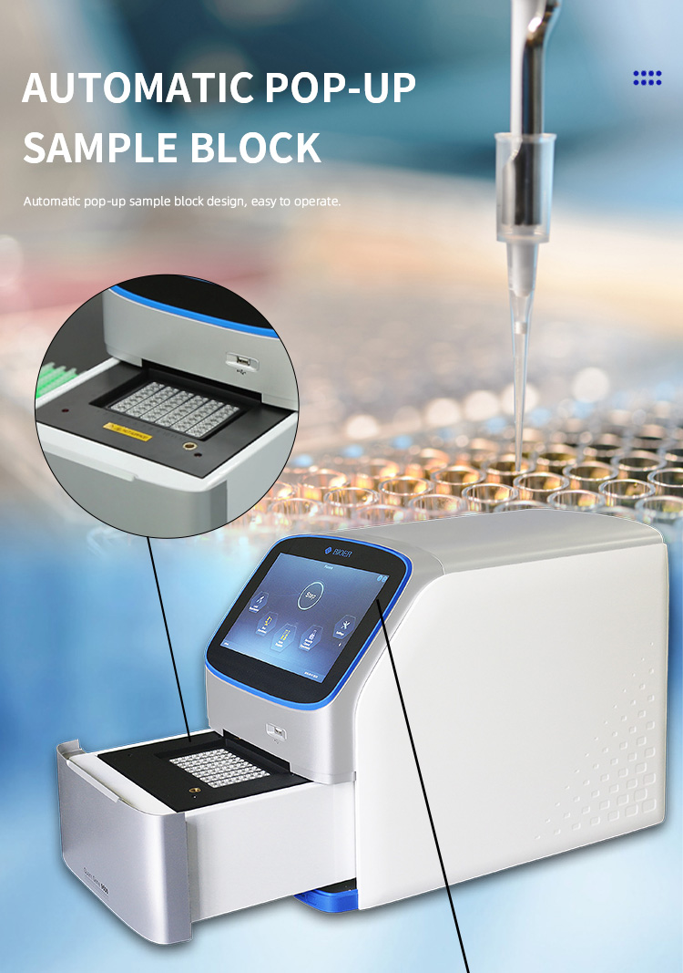 Highly Sensitive PCR Detection System with 500-800nm Fluorescence Detection Wavelength