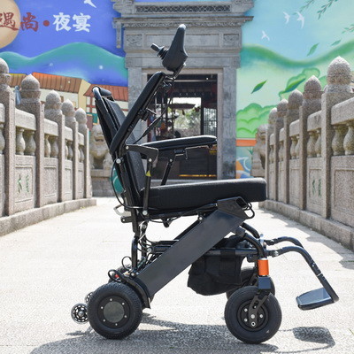 Foldable Motorized Electric Wheelchair 100KG Load Compact