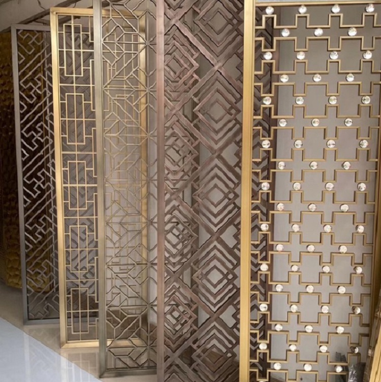 Modern home decor metal art screen room dividers partition