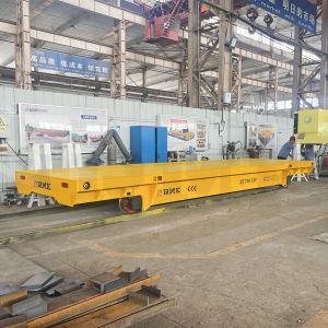30T Ectrical Battery Rail Tranfer Cart For Material Handing