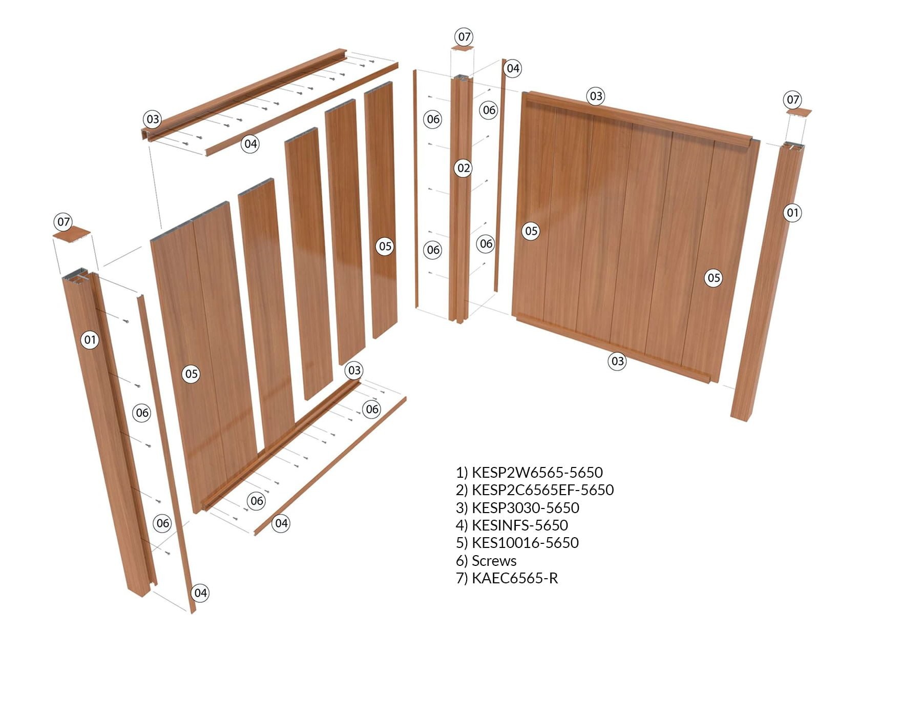 4d Wooden Effect Large Construction Metal Timber Batten Aluminium Tube Profiles Rectangular