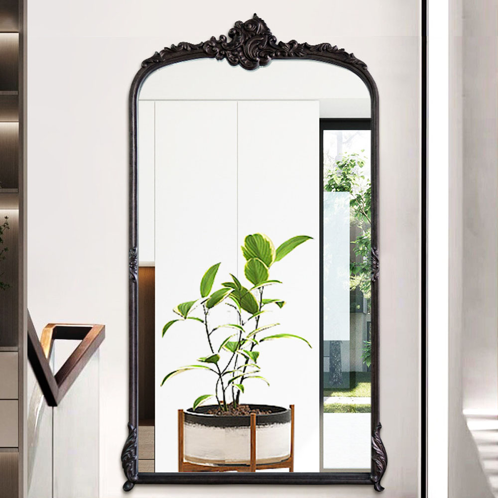 Wall-Mounted Art Deco Design Style Mirror for Large Home and Living Room Decoration