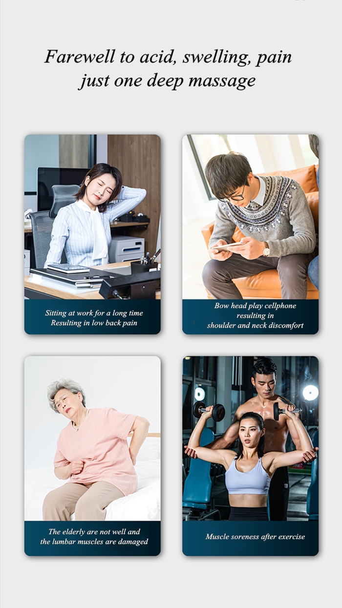 6 Speed Body Massager Gun , Electrical Muscle Massager Portable ABS Material ODM