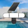 Buy cheap 2.4Ghz 8W Solar Panel Camera Outdoor 19200mAh Battery WiFi Floodlight Camera from wholesalers