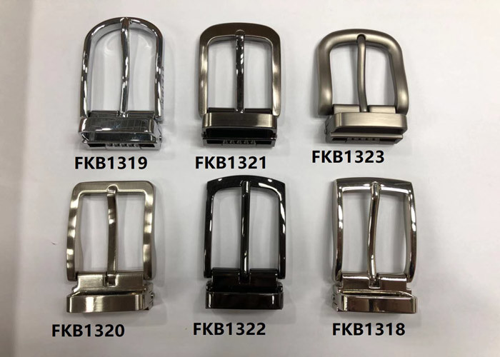 Nickel Color Metal Belt Buckle , Durable Small Metal Buckles 3.5cm Width