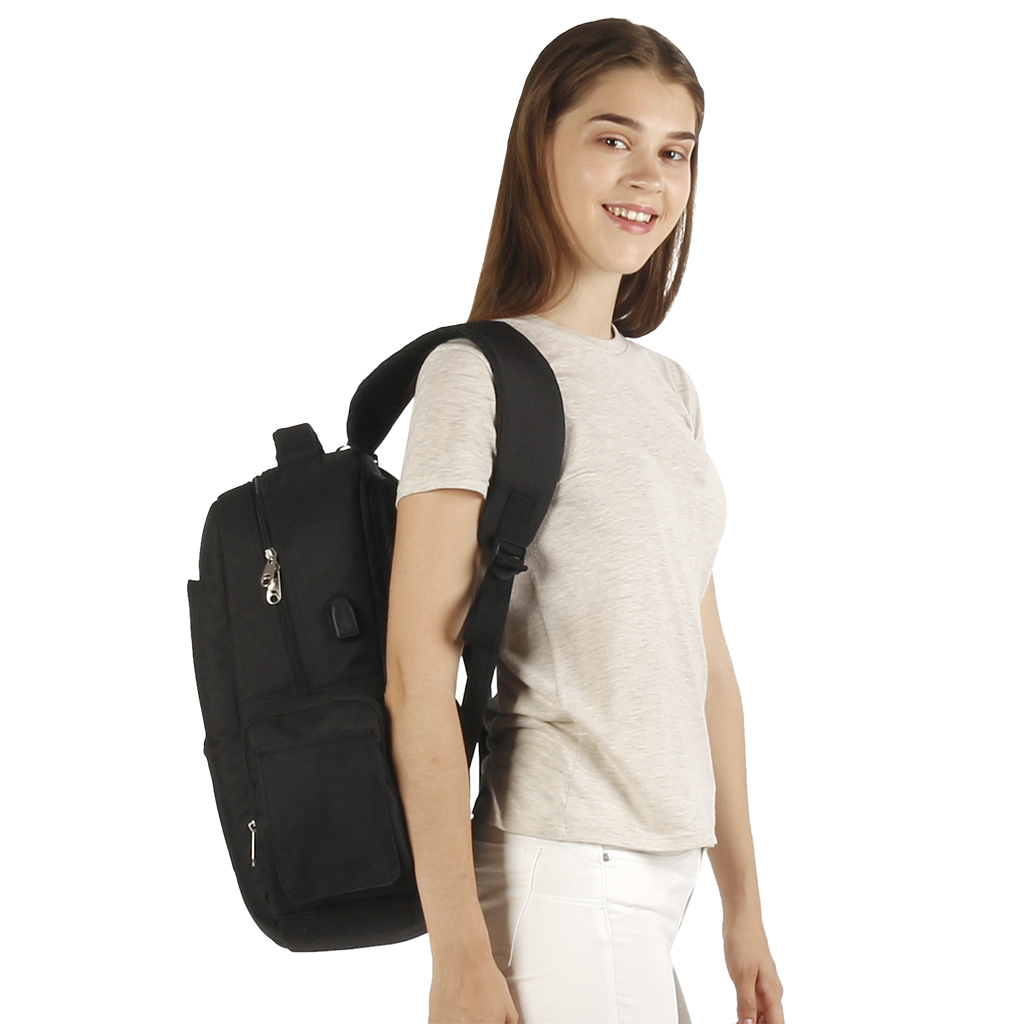 Oxford Diaper Travel Pouch Bag Backpack With Usb Charging Port 0.9kg