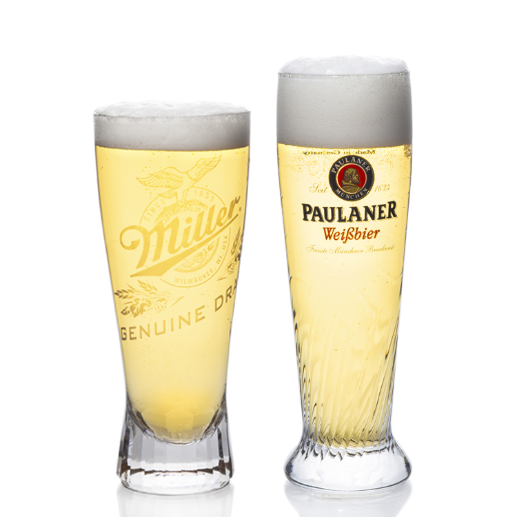 High quality personalize lead free clear glass crystal beer mug With Brand Logo