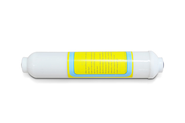 Small T33 Resin Inline Filtration System , In Line Water Filter Cartridges 320g Weight