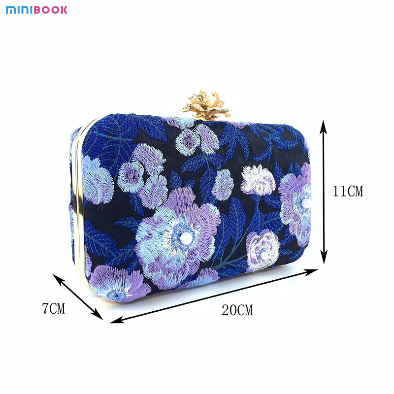 Low MOQ Mix Models Designer Elegant Embroidered Handmade Beaded Dinner Bag for Daily Life