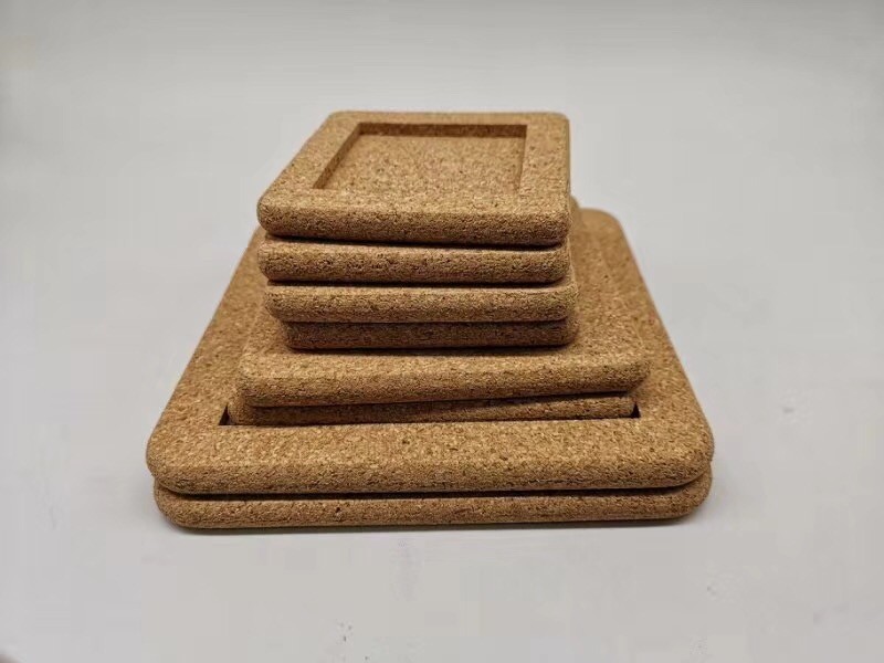 Factory Wholesale Price 25*25cm Cork Base for Ceramic Tile, Coaster and Trivet