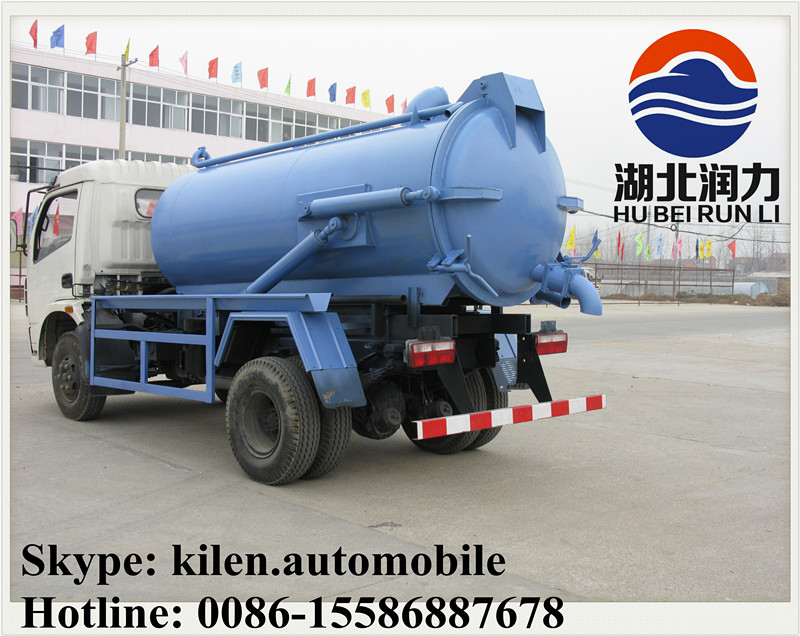 DFAC 4x2 Small Cesspool Truck Septic Cleaning Truck Left Hand Drive