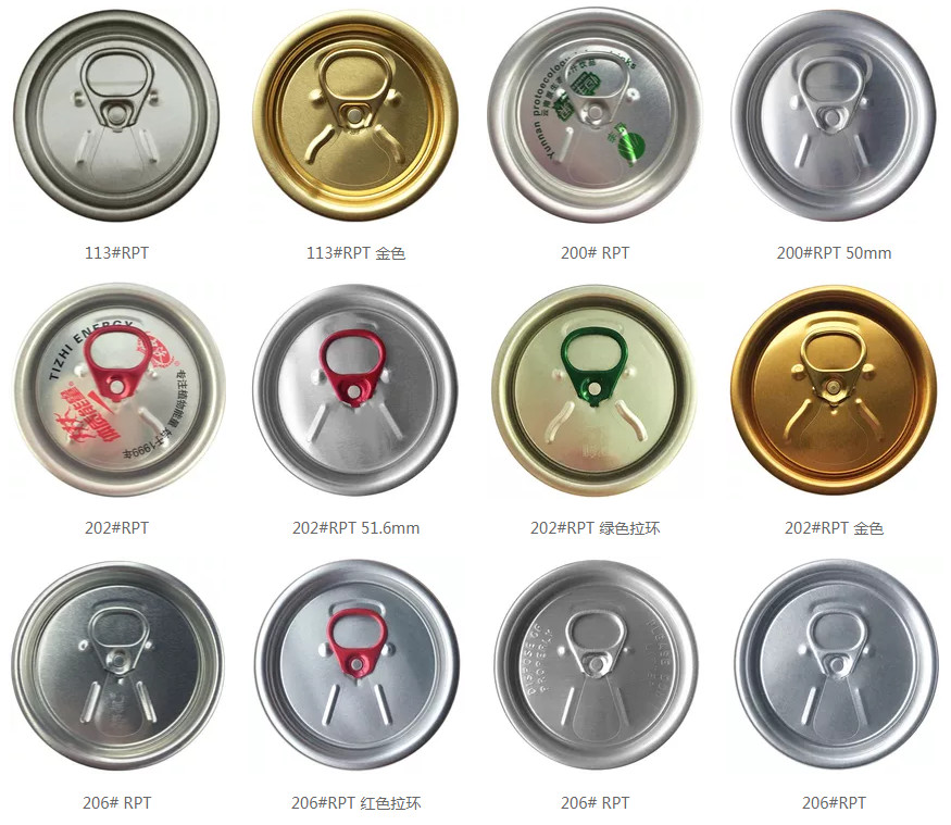 Embossing Anodizing Aluminum Soda Can Lids cap Custom heat insulation