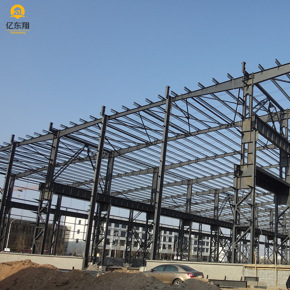 Customized Steel Structure Shop With Bolt Connection And Welded H Beam