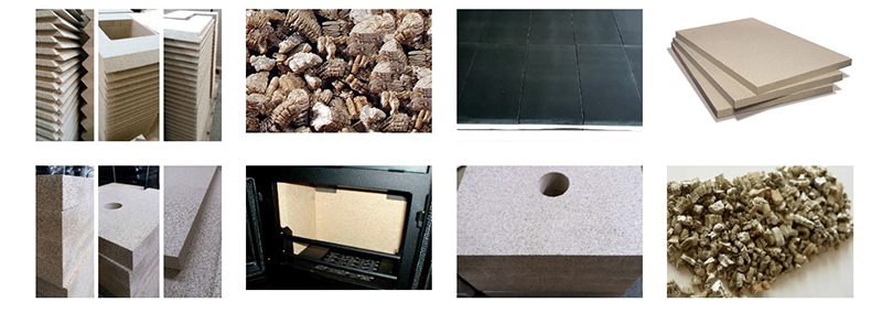 Machining Fireplace Insulation Board 750kgs/M3 Fire Retardant