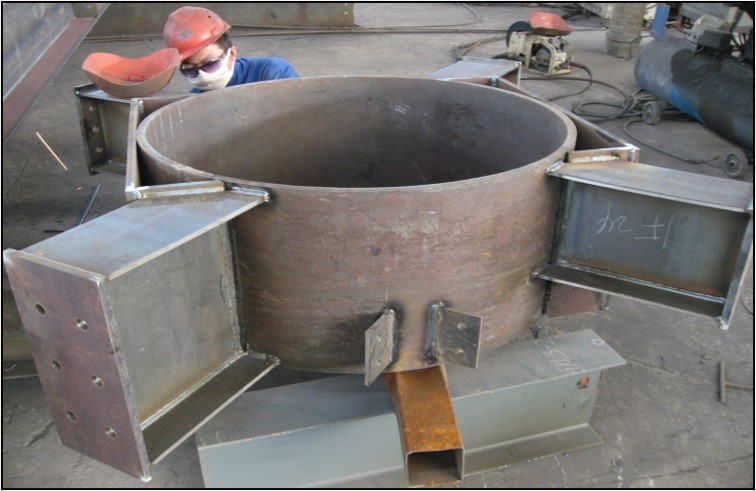 Prefabricated Structural Steel Fabrication Services ISO 9001 2015 Approved