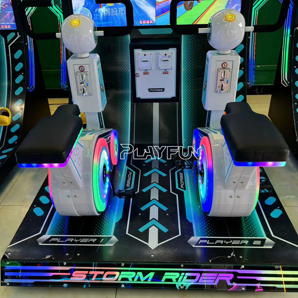 Playfun Kids Coin Operated Video Arcade Game Machines Racing Sports Simulator Game for Indoor Playground