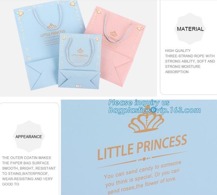Cheap Customized Pink Printed Paper Shopping Bag For Clothing and Gift,Recycled Luxury Paper Bags & Retail Carrier Bags