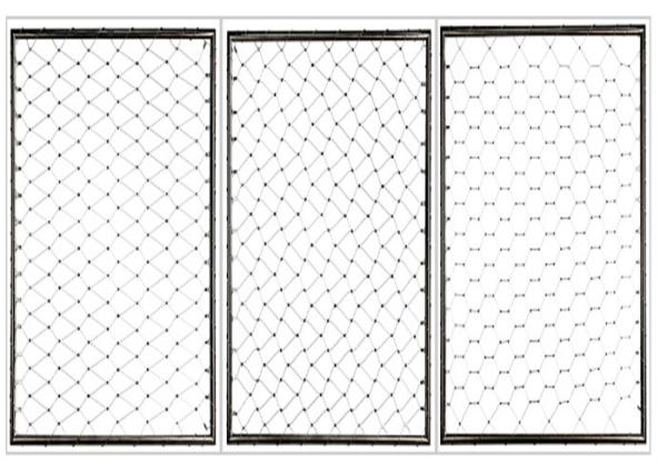 100 Meter Length Diamond Hole Shape Stainless Steel Wire Rope Mesh For Protect