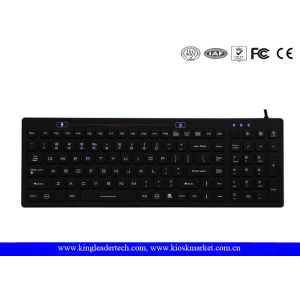 Desktop IP68 Rubber Waterproof Keyboard with Function Keys and Backlight