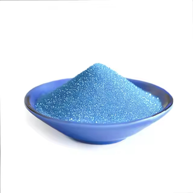 Industrial Grade Blue Crystal Copper Sulfate Pentahydrate Cu2SO4 Powder For Fertilizer Swimming Pool Water Treatment
