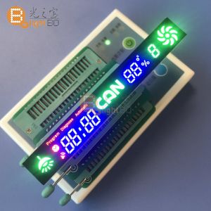 MULTICOLOUR CUSTOM 7 SEGMENT LED DISPLAY FOR KITCHEN HOOD