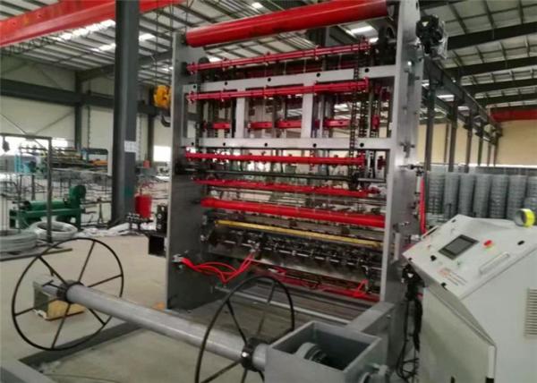 Hot Fixed Knot Cattle Fence Machine , Electrical 1.6-3.5MM Galvanized Wire